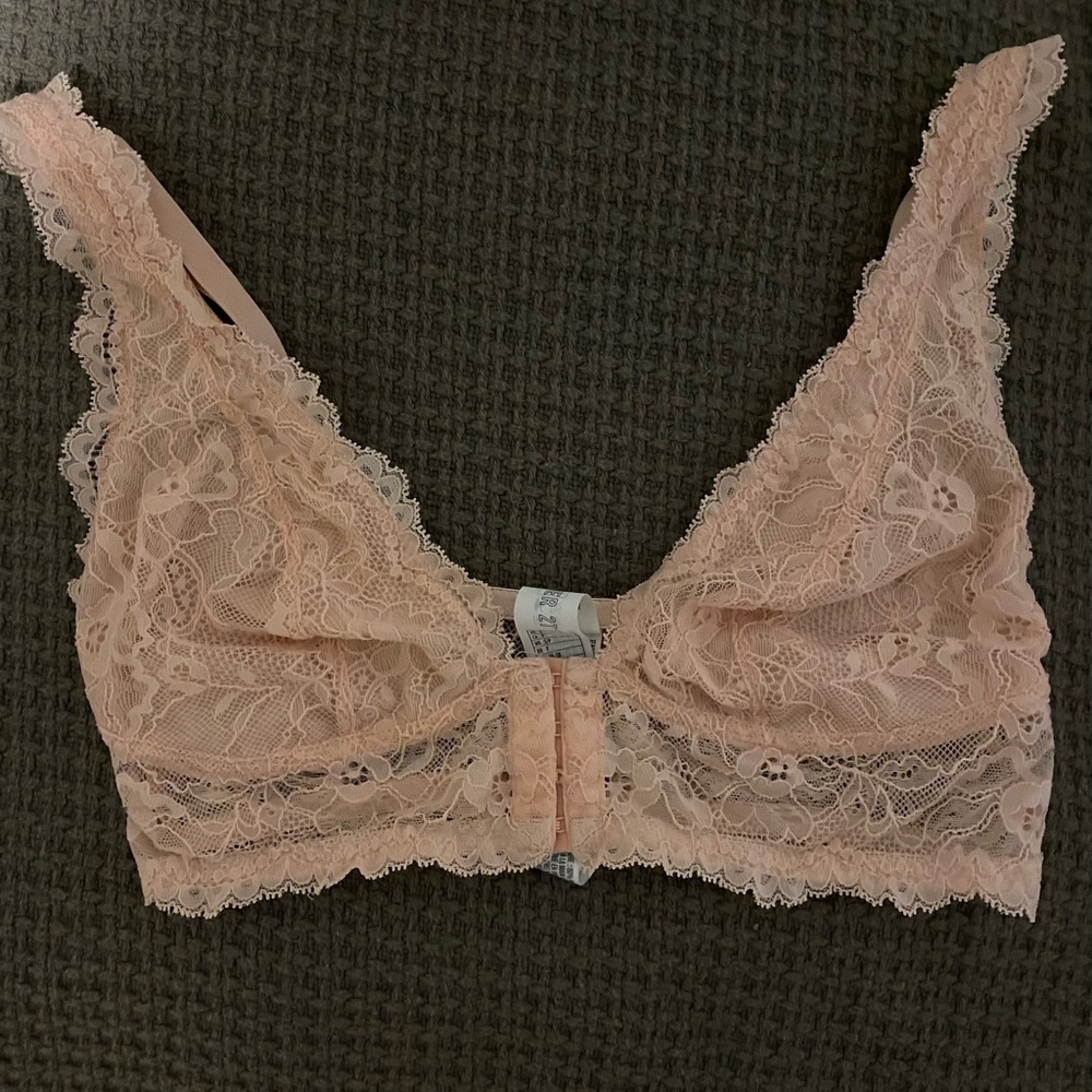 Pink Lace Bralette